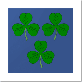 Three Shamrocks Posters and Art